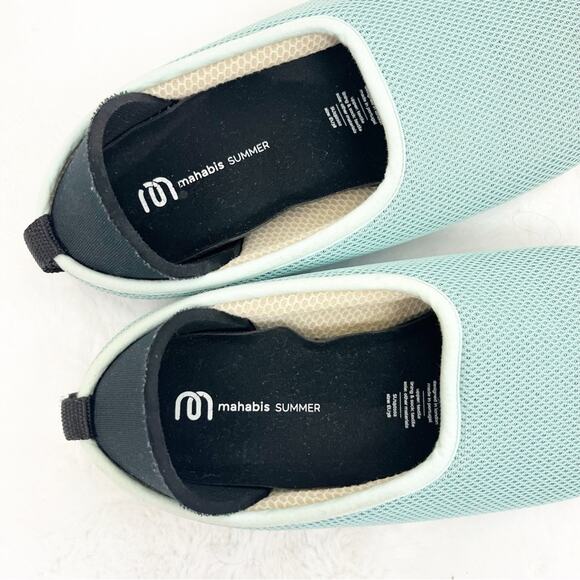 Mahabis Women's Slip-On Summer Shoes Mesh Breathable Mint Green EU 38 - Picture 4 of 8